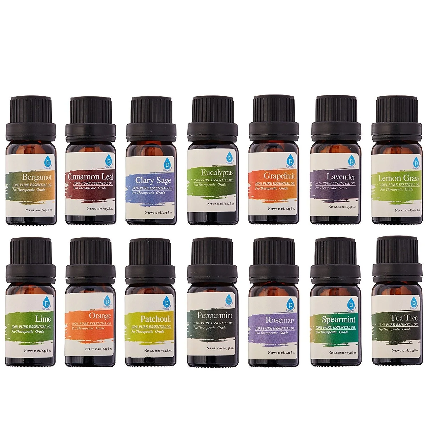 Pursonic 14 pack of 100% Pure Essential Aromatherapy Oils - Image 3
