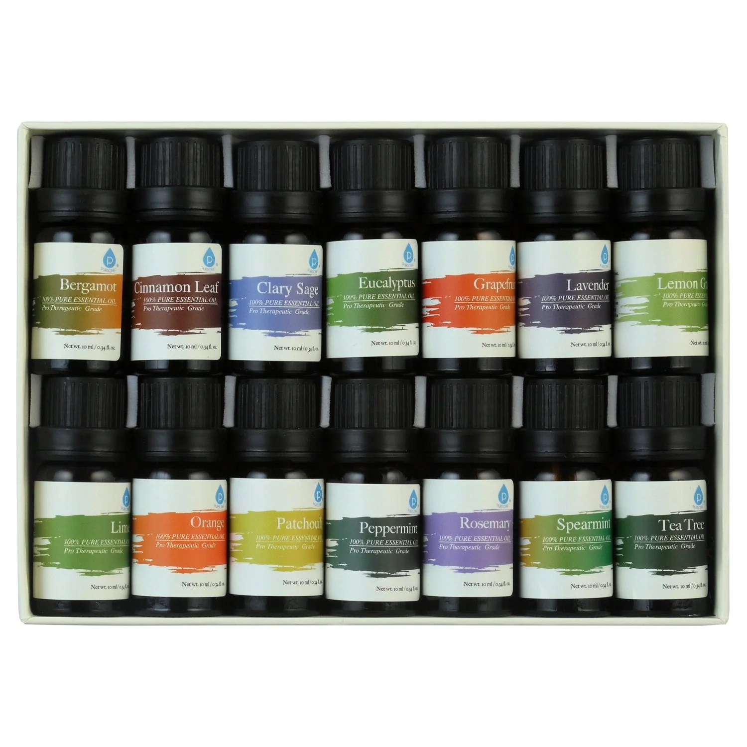 Pursonic 14 pack of 100% Pure Essential Aromatherapy Oils - Image 4
