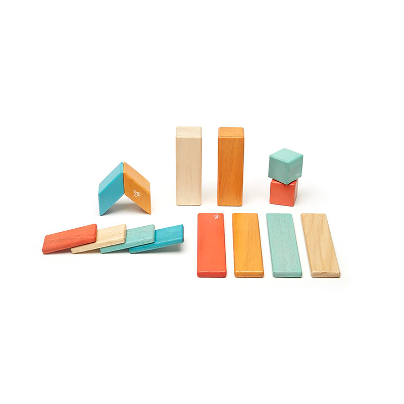 Tegu 14-Piece Set Magnetic Wooden Blocks Tegu Classics - Image 9