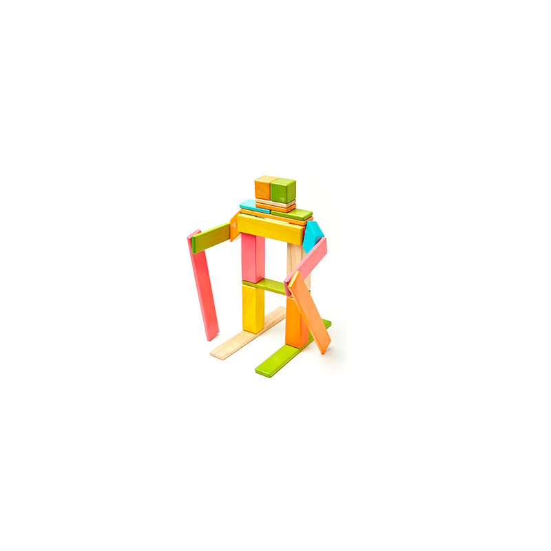 Tegu 24-Piece Set Magnetic Wooden Blocks Tegu Classics - Image 3