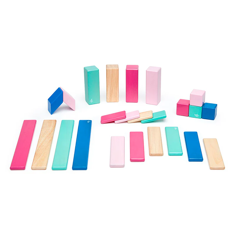 Tegu 24-Piece Set Magnetic Wooden Blocks Tegu Classics - Image 5