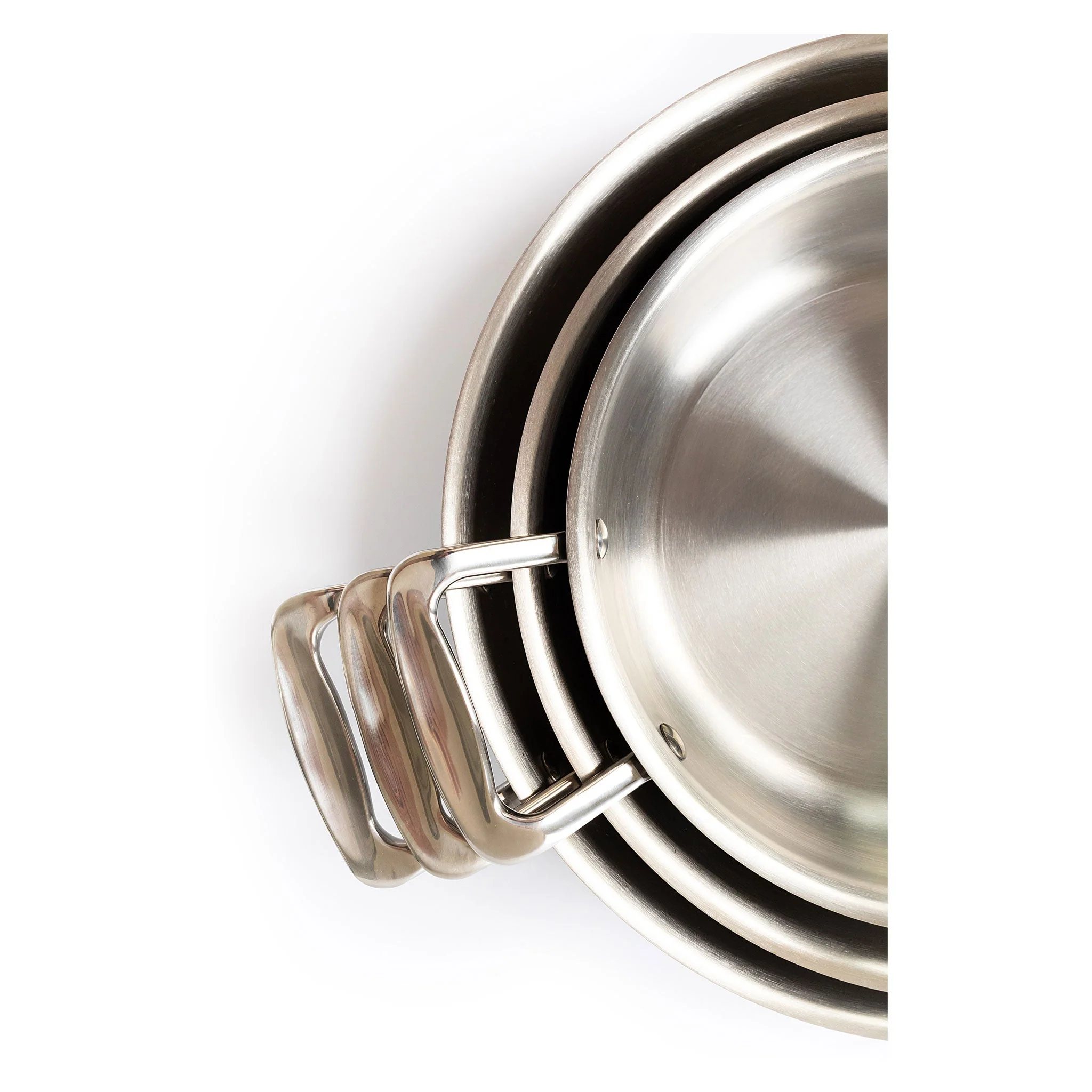 360 Cookware 3- Piece Fry Pan Set With Short Handles - Image 3