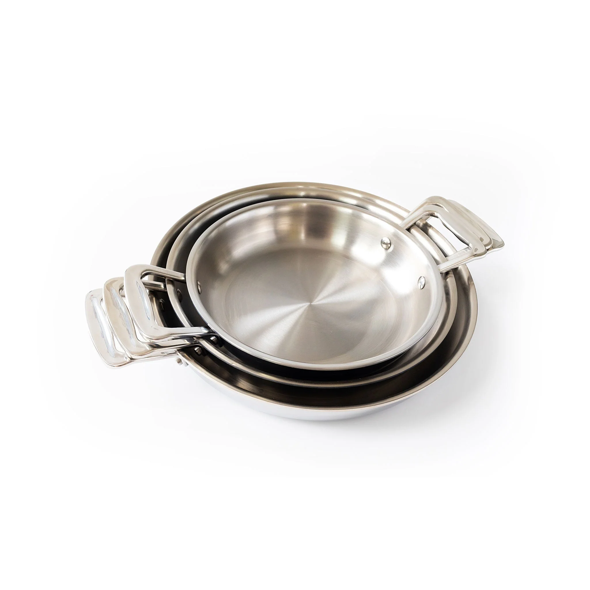 360 Cookware 3- Piece Fry Pan Set With Short Handles - Image 4