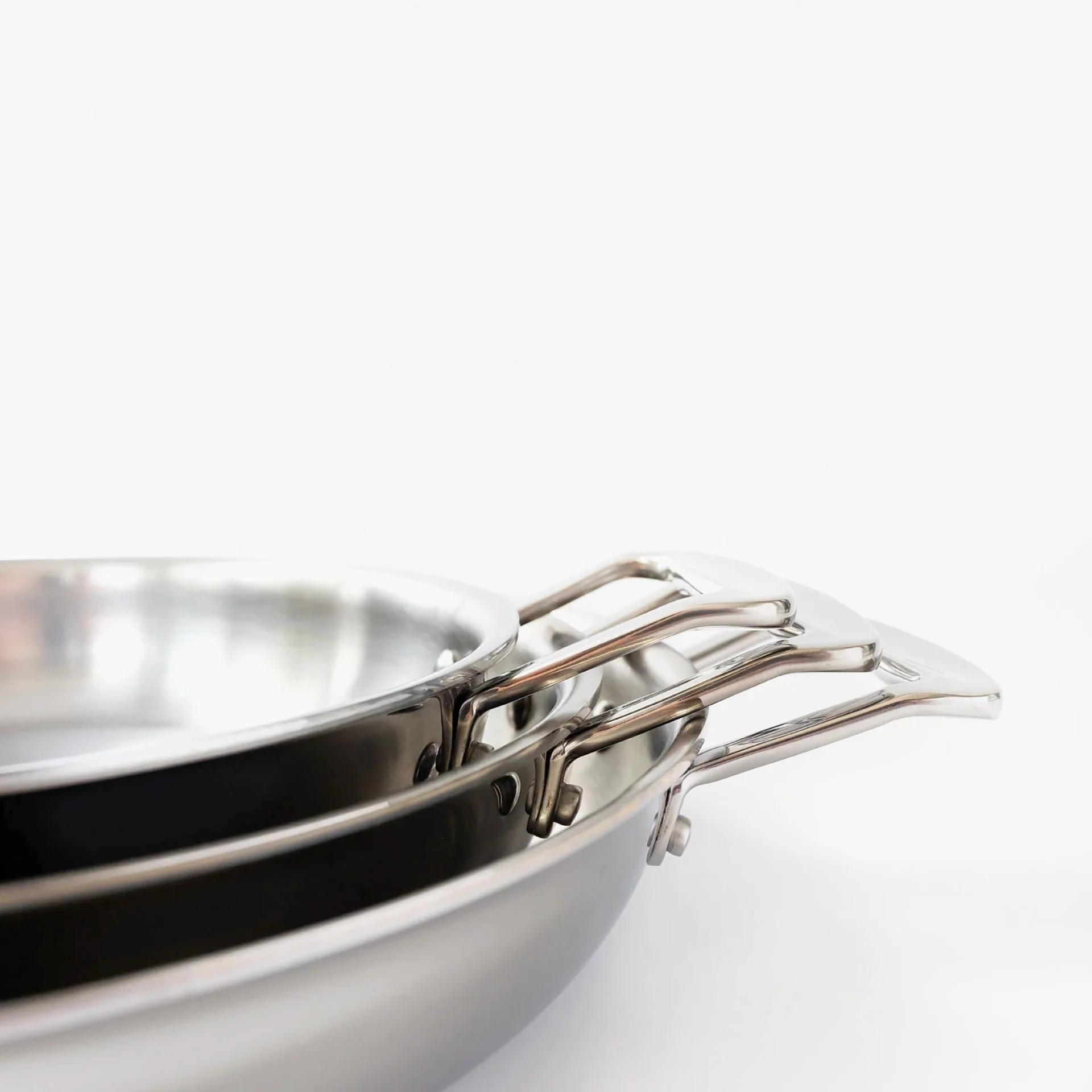 360 Cookware 3- Piece Fry Pan Set With Short Handles - Image 5