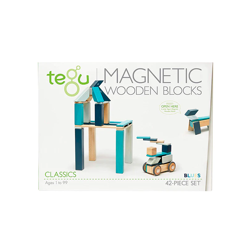 Tegu 42-Piece Set Magnetic Wooden Blocks Tegu Classics - Image 20