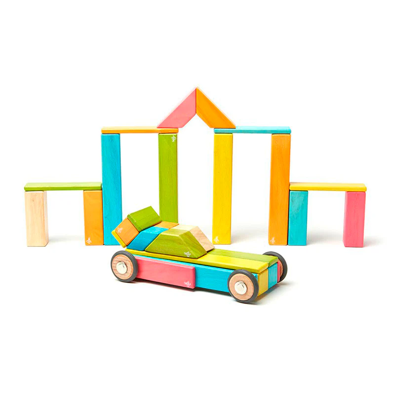 Tegu 42-Piece Set Magnetic Wooden Blocks Tegu Classics - Image 3