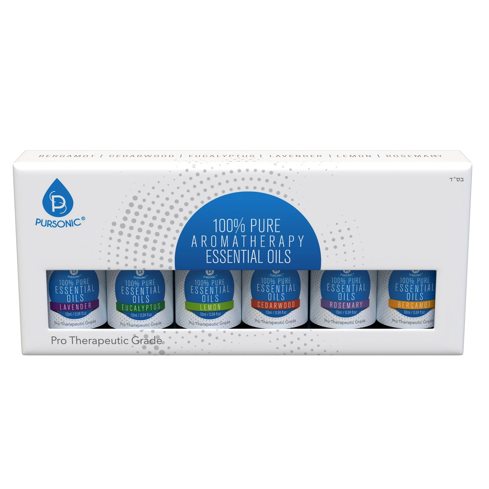 Pursonic 6 Pack of 100% Pure Essential Aromatherapy Oils - Image 2