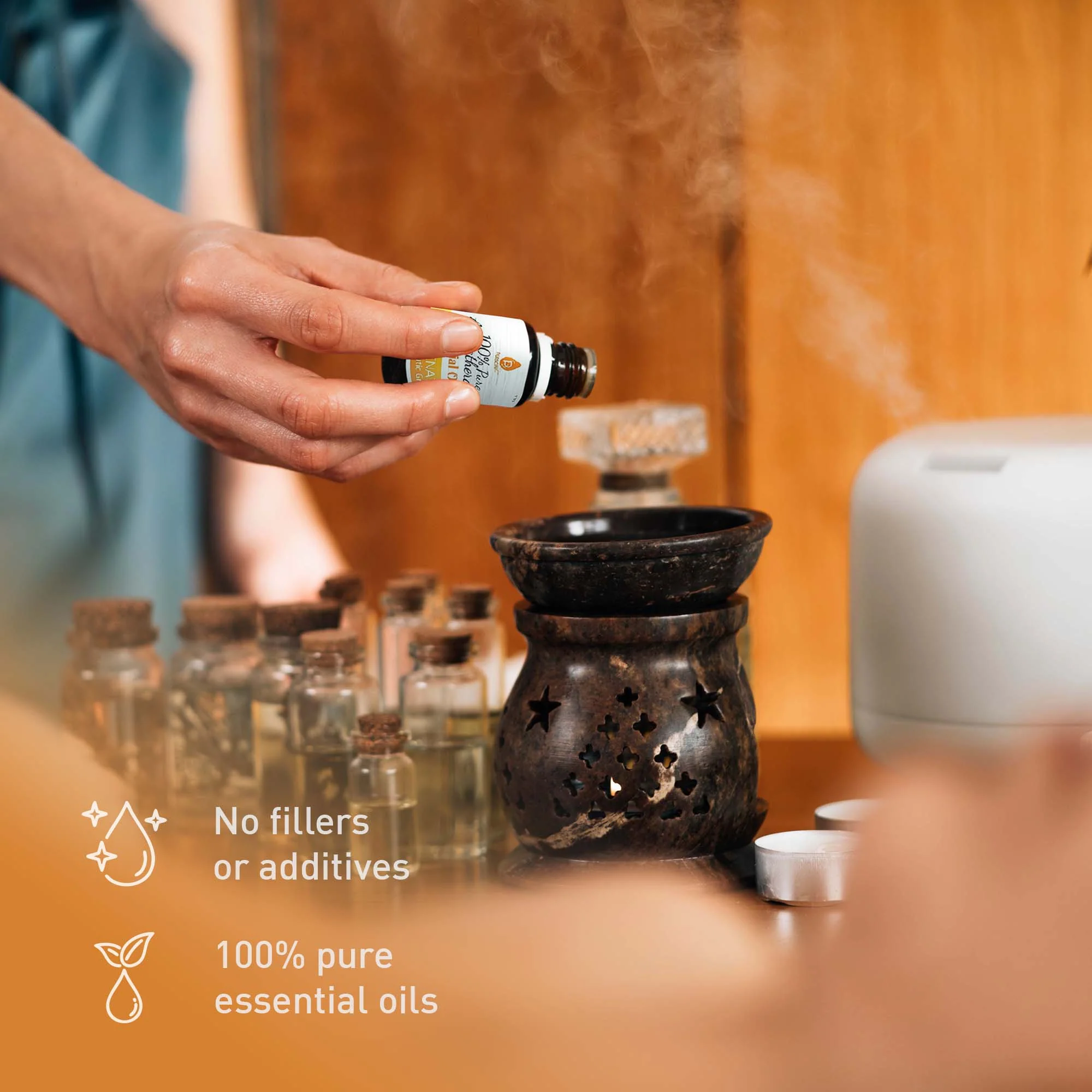 Pursonic 6 Pack of 100% Pure Essential Aromatherapy Oils Blends - Image 6