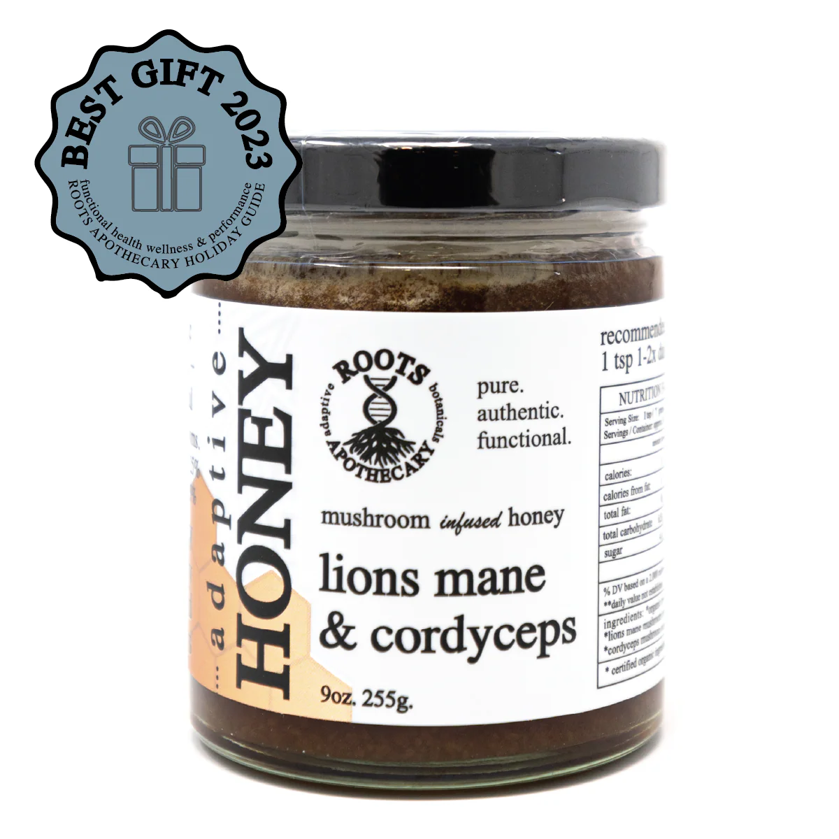 Roots Apothecary Adaptive Honey - Lion's Mane & Cordyceps - Image 2