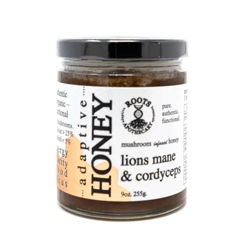 Roots Apothecary Adaptive Honey - Lion's Mane & Cordyceps - Image 4