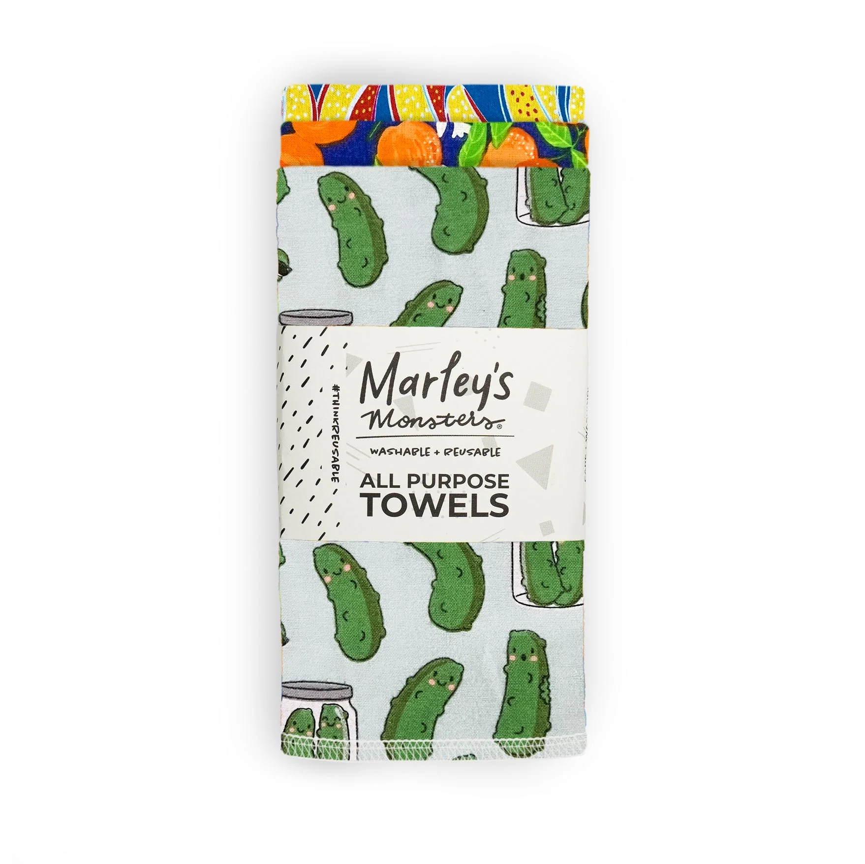 Marley's Monsters All-Purpose Towels: Mixed Prints 3 Count Pack - Image 20