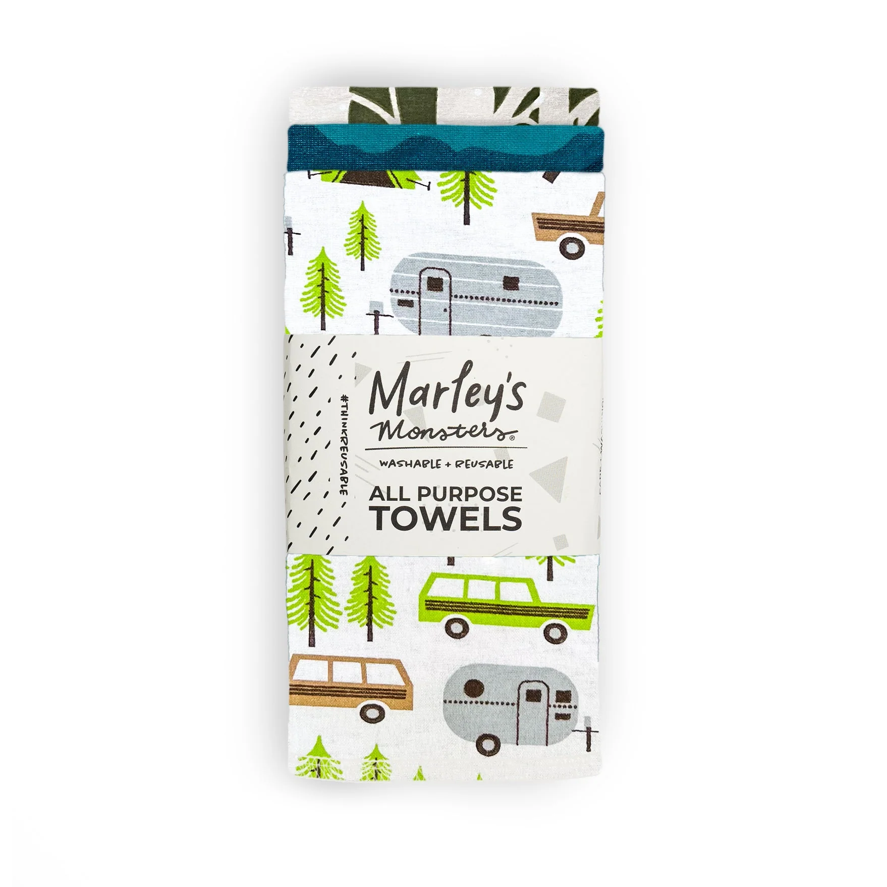 Marley's Monsters All-Purpose Towels: Mixed Prints 3 Count Pack - Image 23