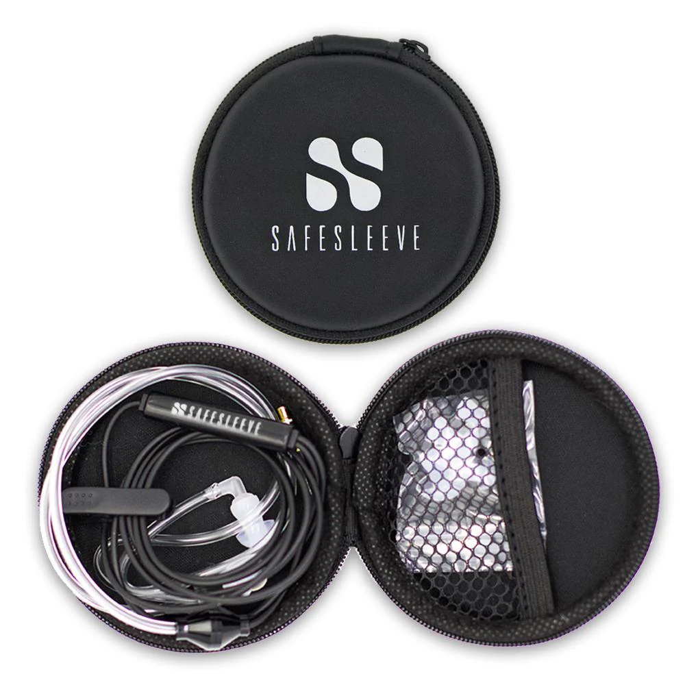 SafeSleeve Anti-Radiation Air-Tube Headphones with Microphone - Image 3