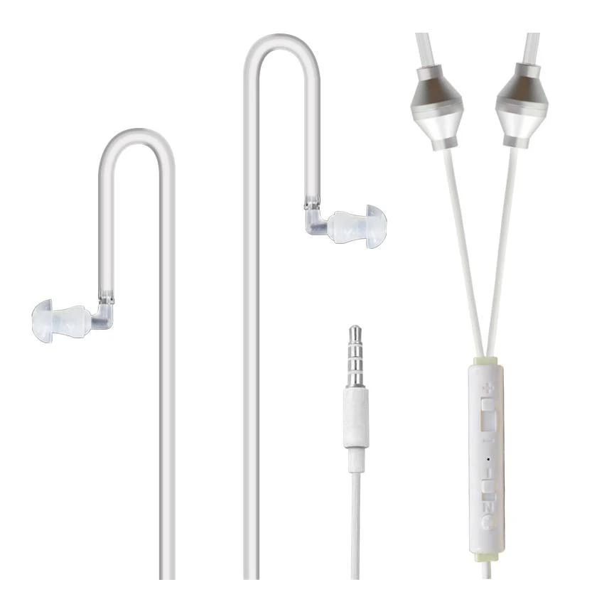SafeSleeve Anti-Radiation Air-Tube Headphones with Microphone - Image 5