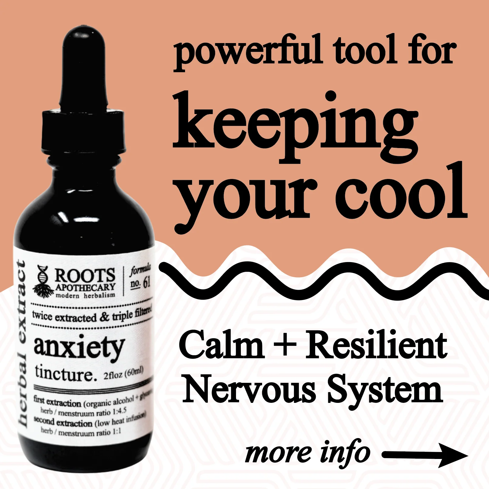 Roots Apothecary Anxiety Tincture - Image 2