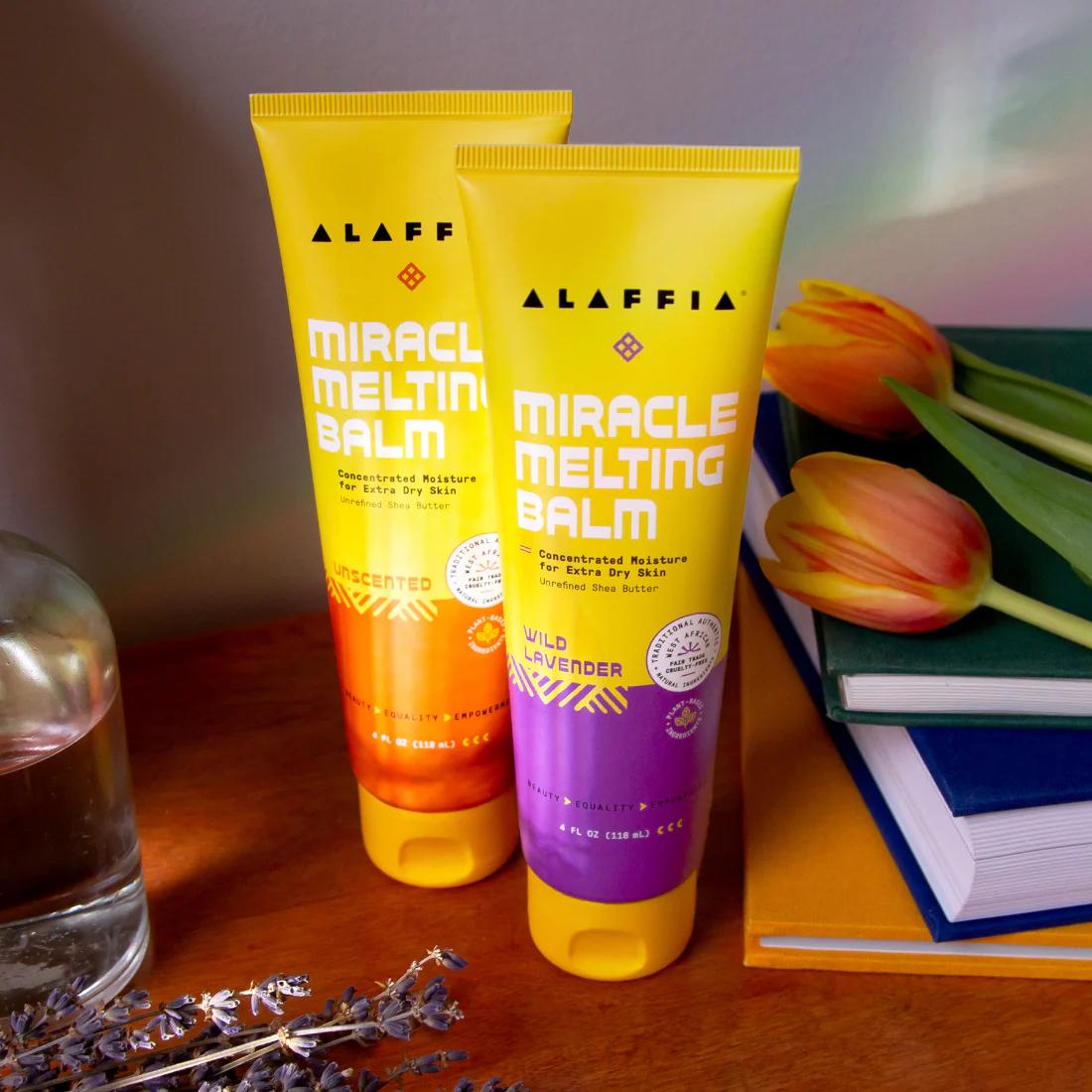 Alaffia Authentic African Miracle Melting Balm, Fragrance Free 4oz - Image 3