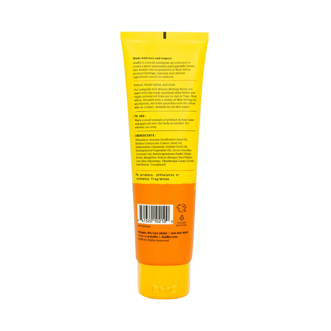 Alaffia Authentic African Miracle Melting Balm, Fragrance Free 4oz - Image 4