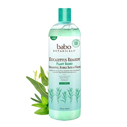 Babo Botanicals Eucalyptus Remedy Shampoo & Wash (15 Fl Oz/Pack) - Image 2