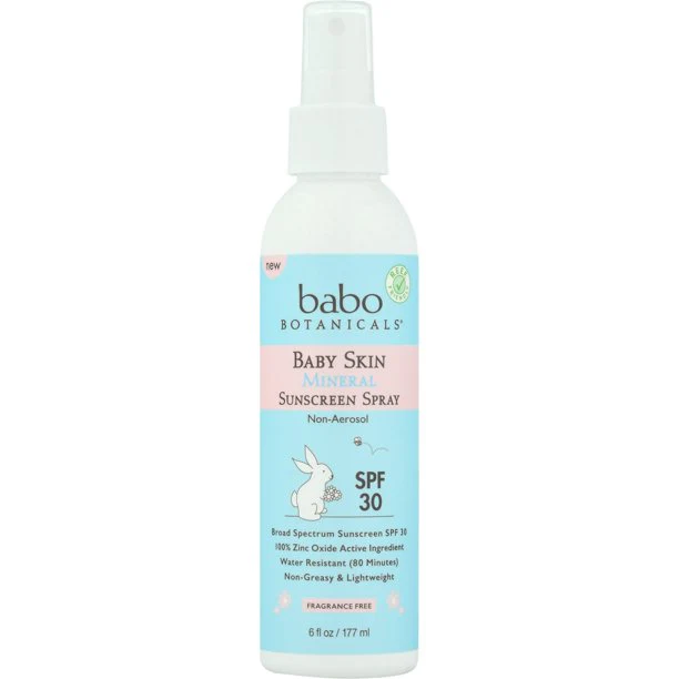 Babo Botanicals Sensitive Skin Baby Sun Spray, SPF 30 - 6 Oz - Image 2