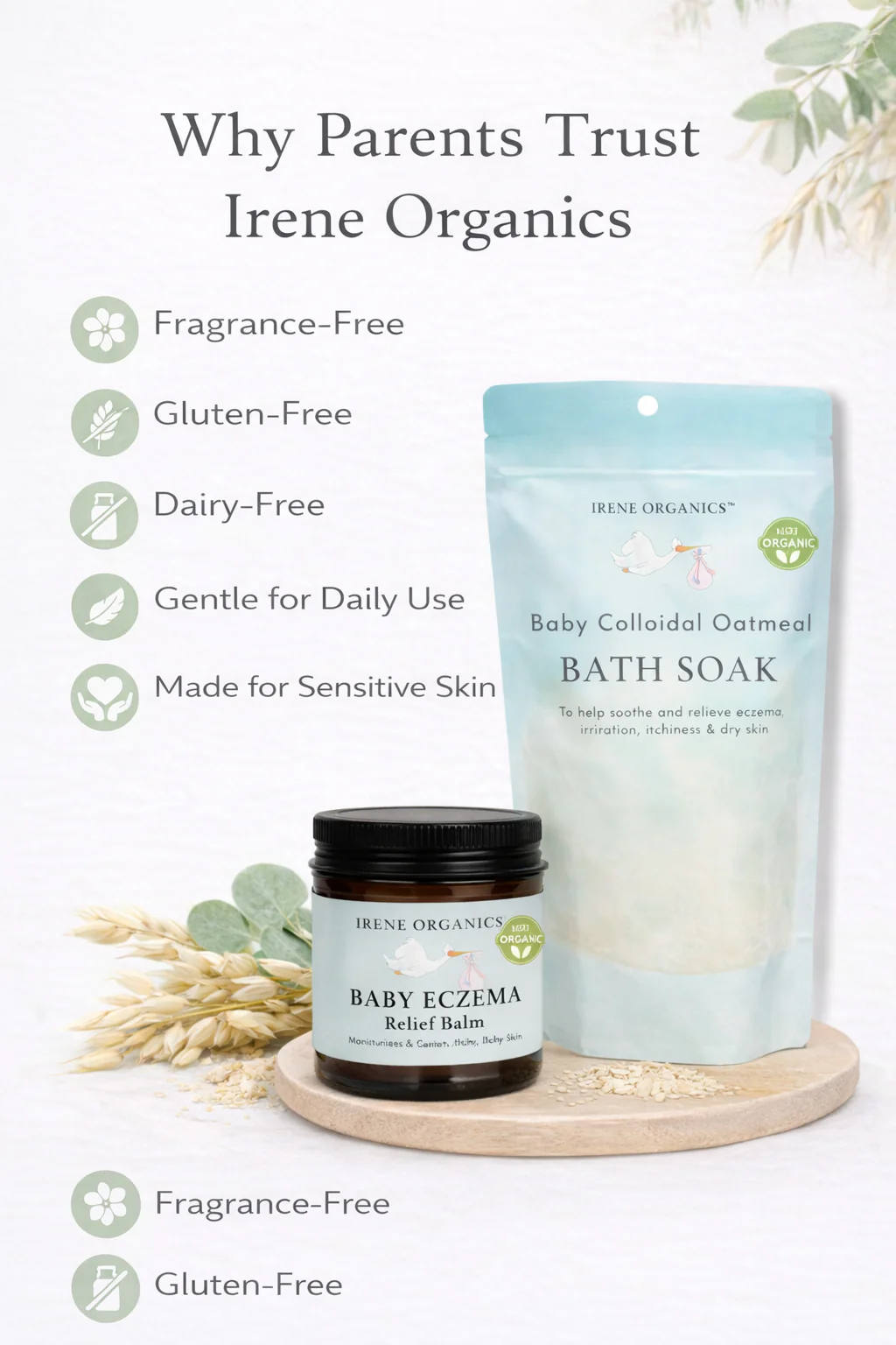 Irene Organics Baby Eczema Relief Bundle - Image 5