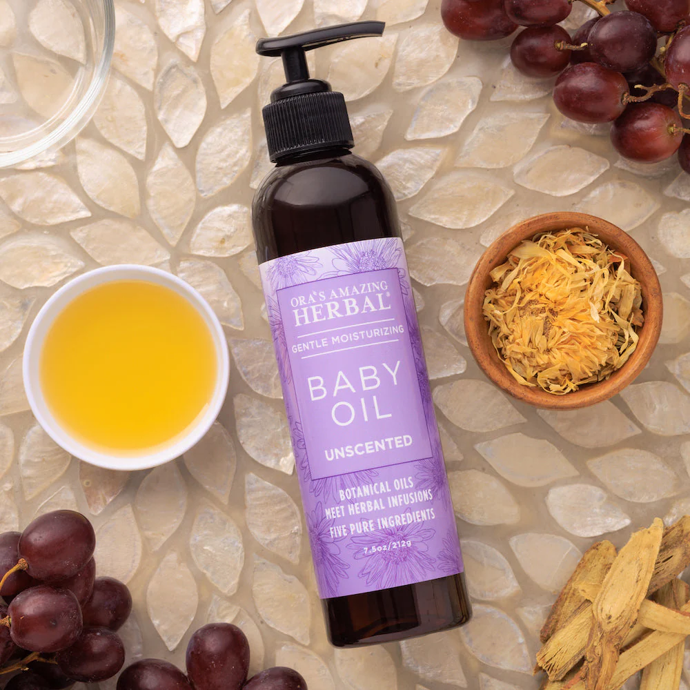 Ora's Amazing Herbal Baby Oil with Calendula and Licorice - Image 4