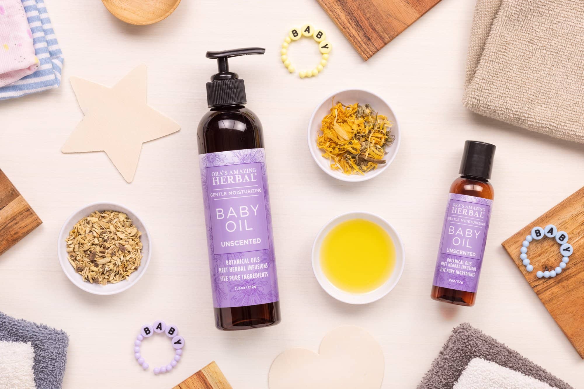 Ora's Amazing Herbal Baby Oil with Calendula and Licorice - Image 6