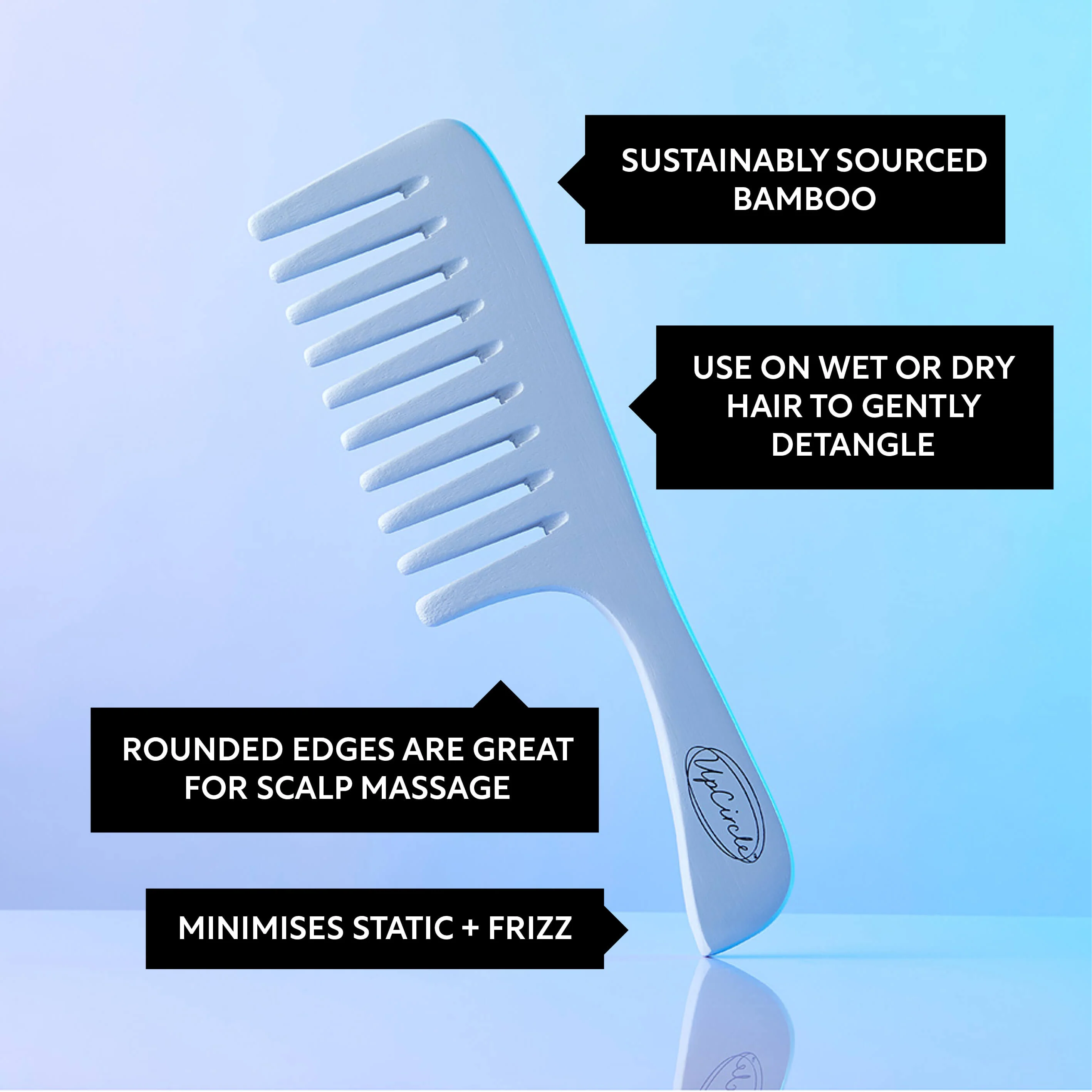 UpCircle Bamboo Wide Tooth Comb - Image 4