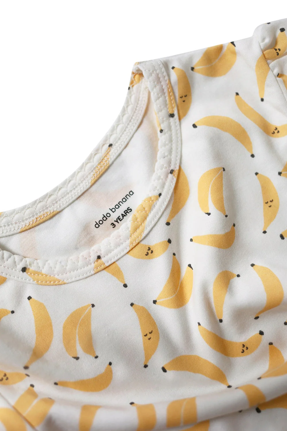 Dodo Banana Banana Print Organic Pima Cotton Dodo Dress - Image 4