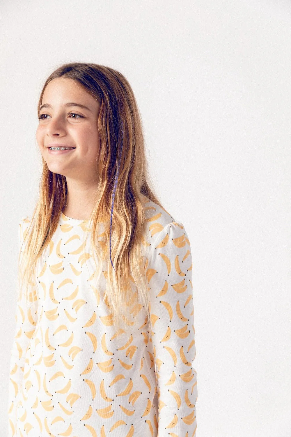 Dodo Banana Banana Print Organic Pima Cotton Dodo Dress - Image 5