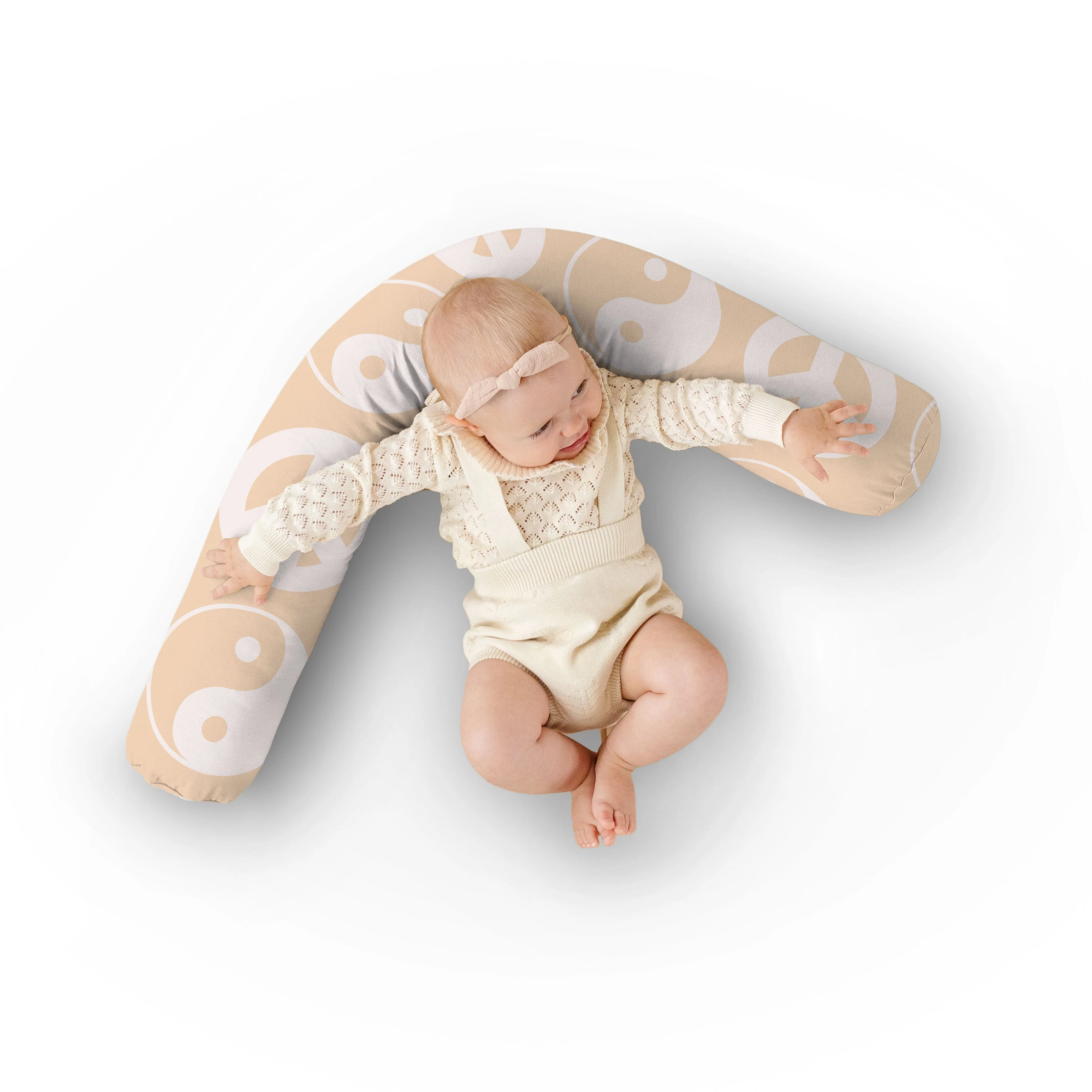 Toki Mats Beige Yin Yang Support Pillow - Image 3