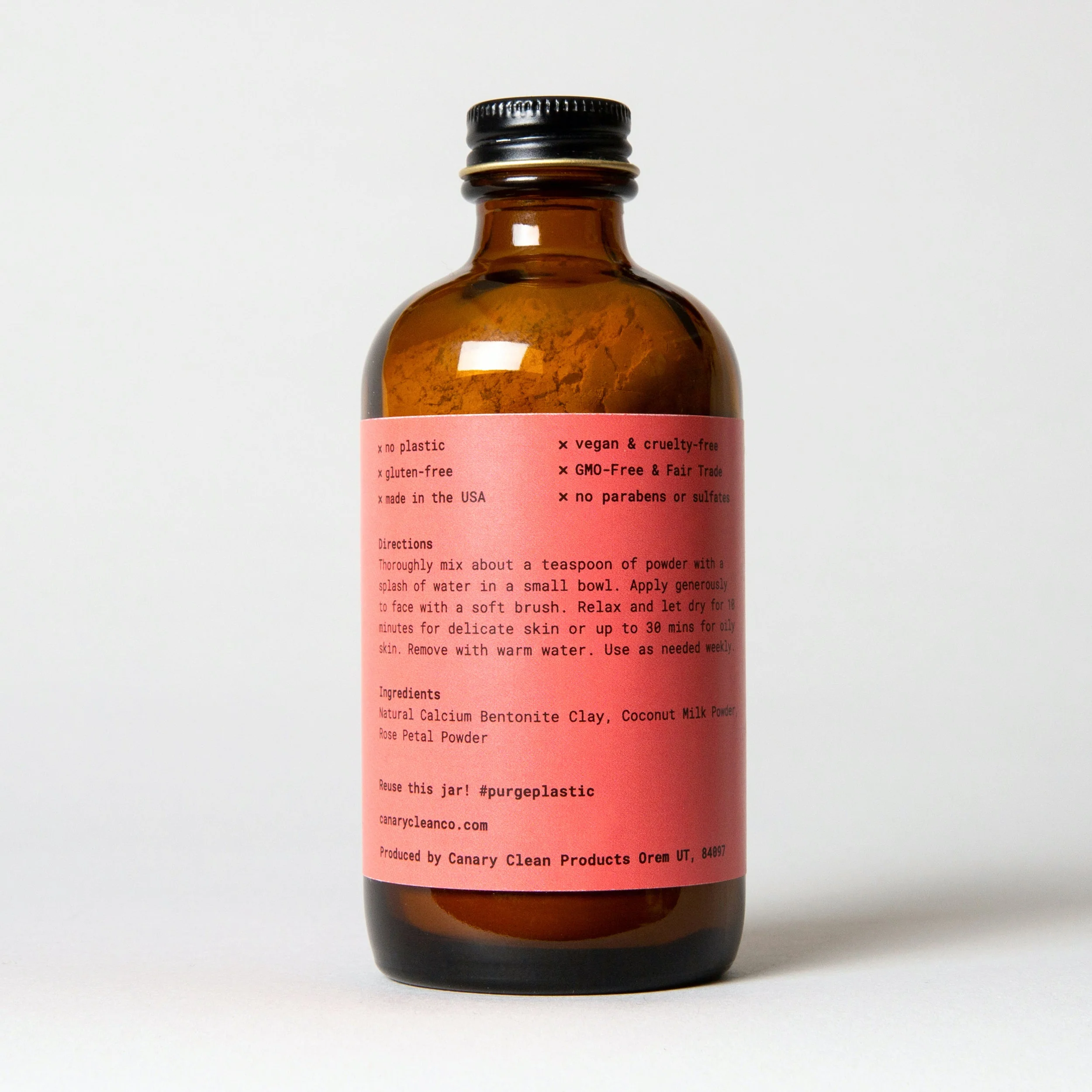 Bentonite Clay + Rose Face Mask - Image 4