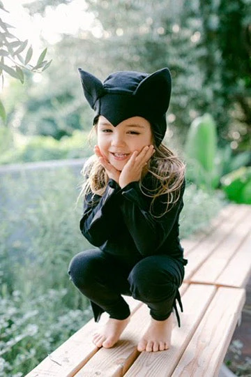 Band of the Wild Black Cat Pajama Costume - Image 3
