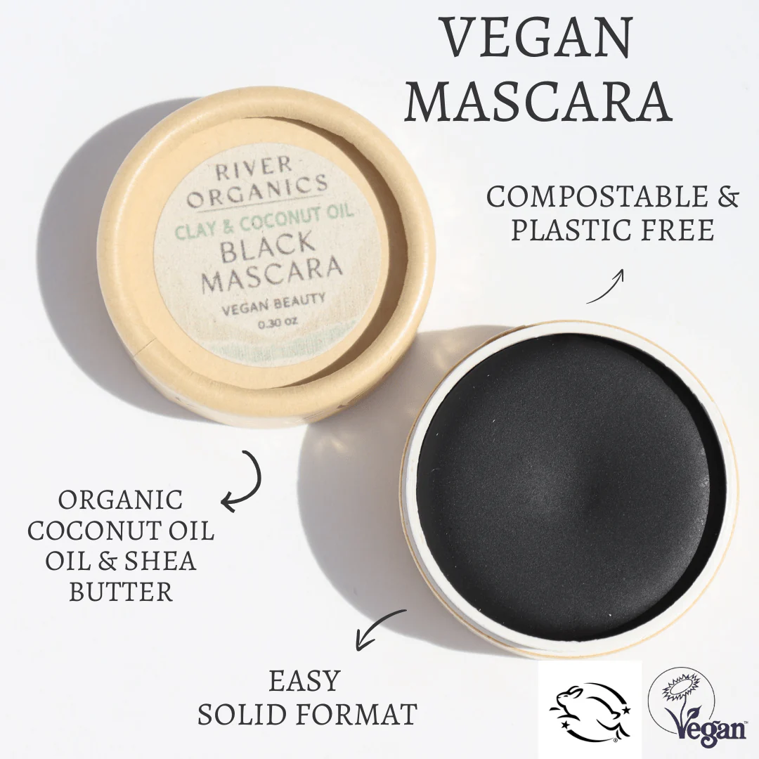 River Organics Black Vegan Zero-Waste Mascara - Image 6