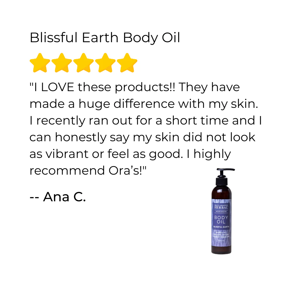 Ora's Amazing Herbal Body Oil, Blissful Earth - Image 3