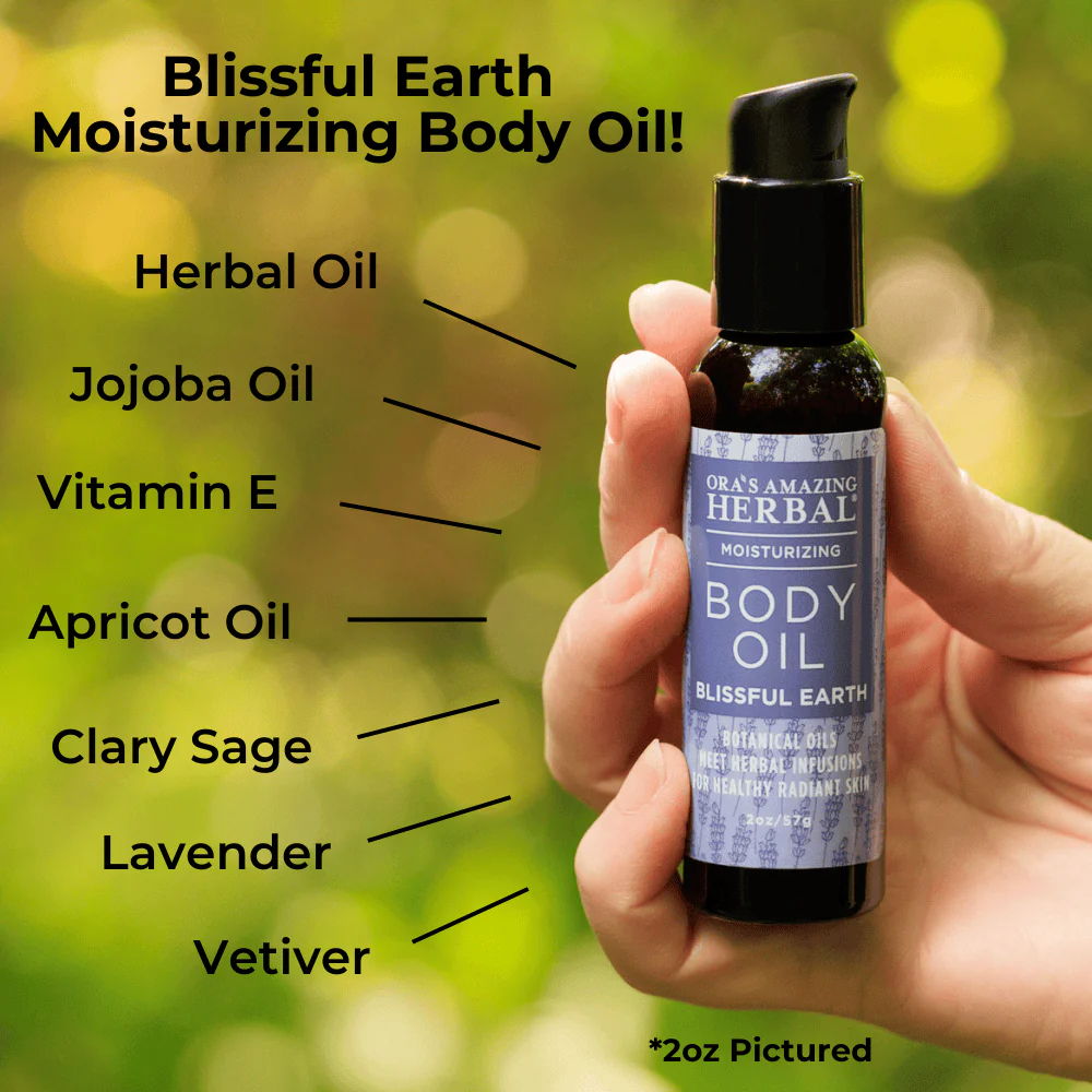 Ora's Amazing Herbal Body Oil, Blissful Earth - Image 4