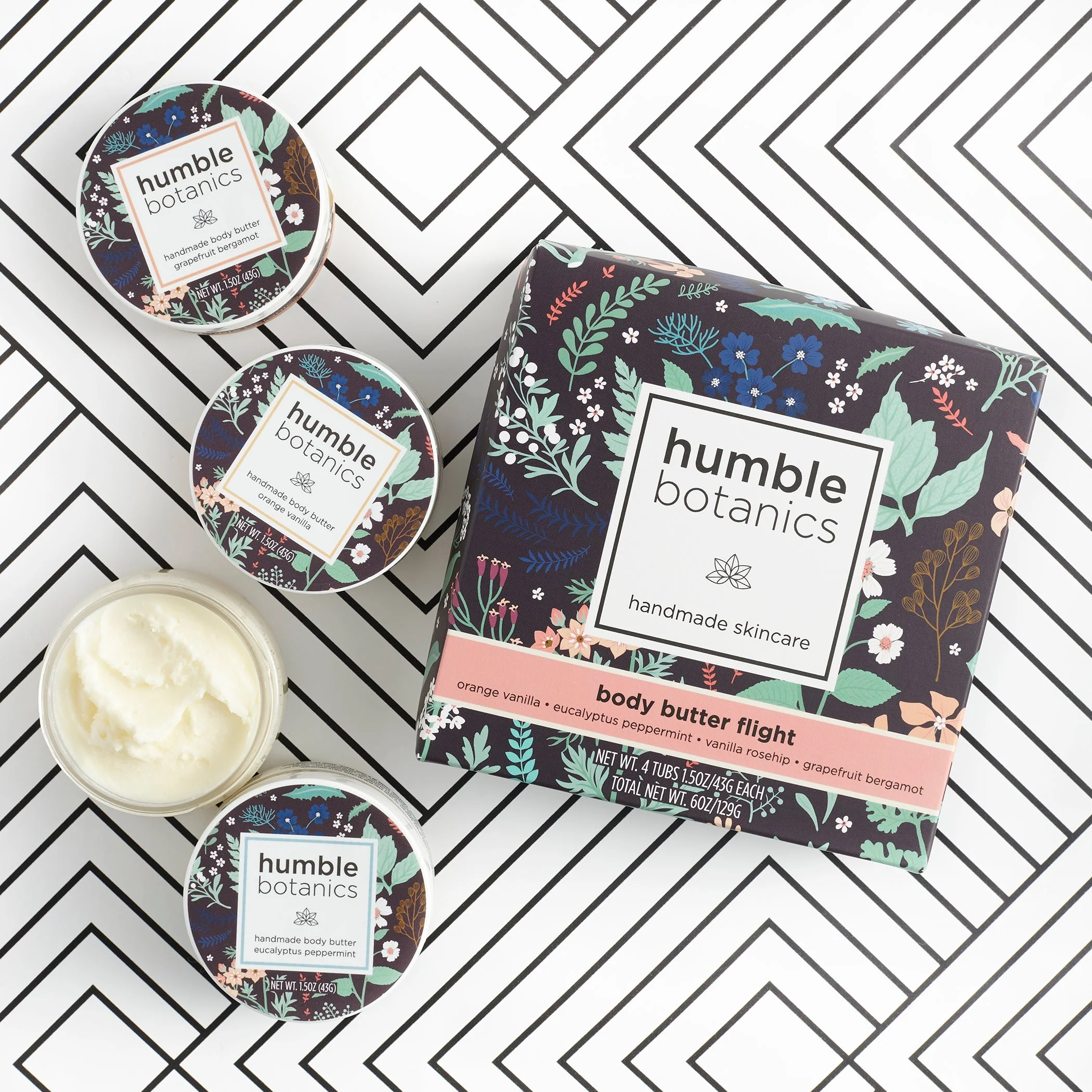 Humble Organics Botanics Body Butter Flight – Nourishing & Aromatic Sampler - Image 3