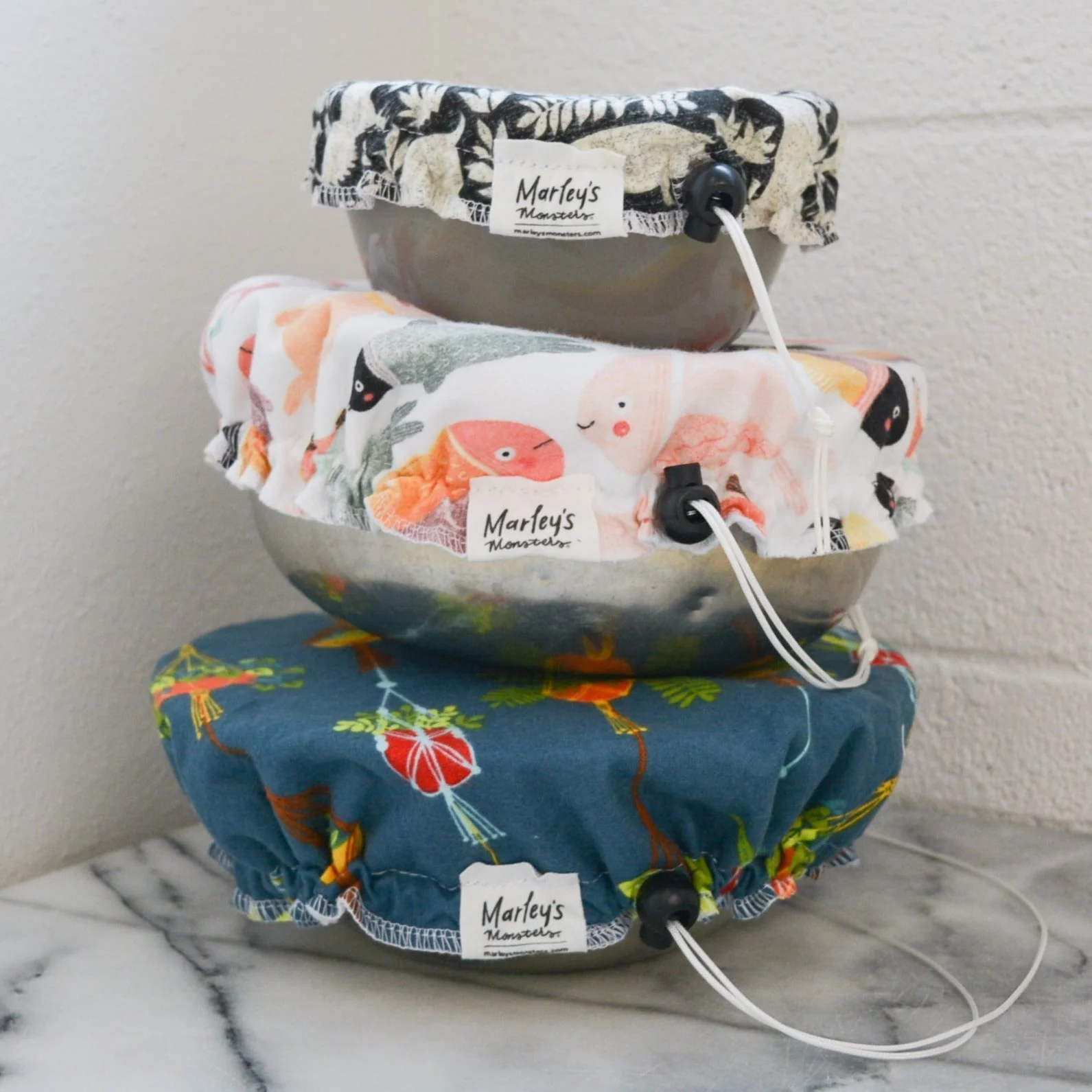 Marley's Monsters Bowl Covers: Flannel - Image 4