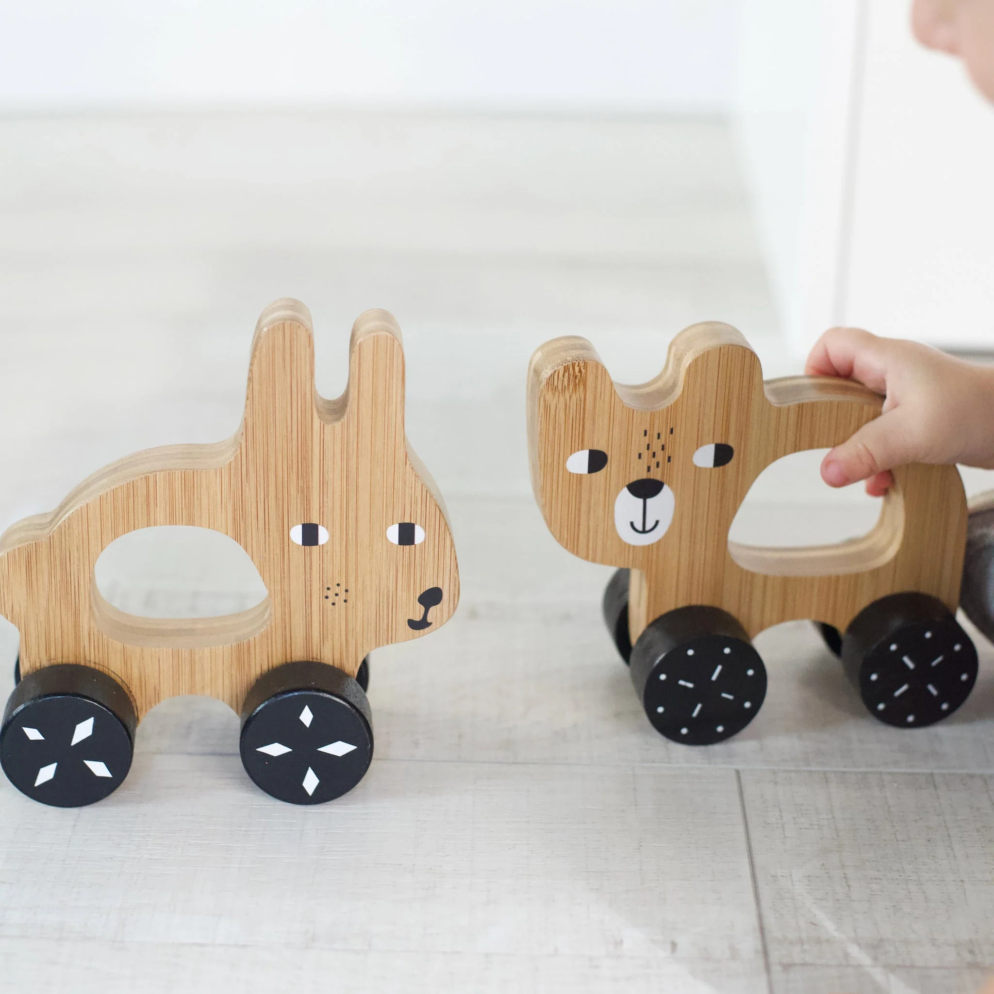 Wee Gallery Bunny Push Toy - Image 6