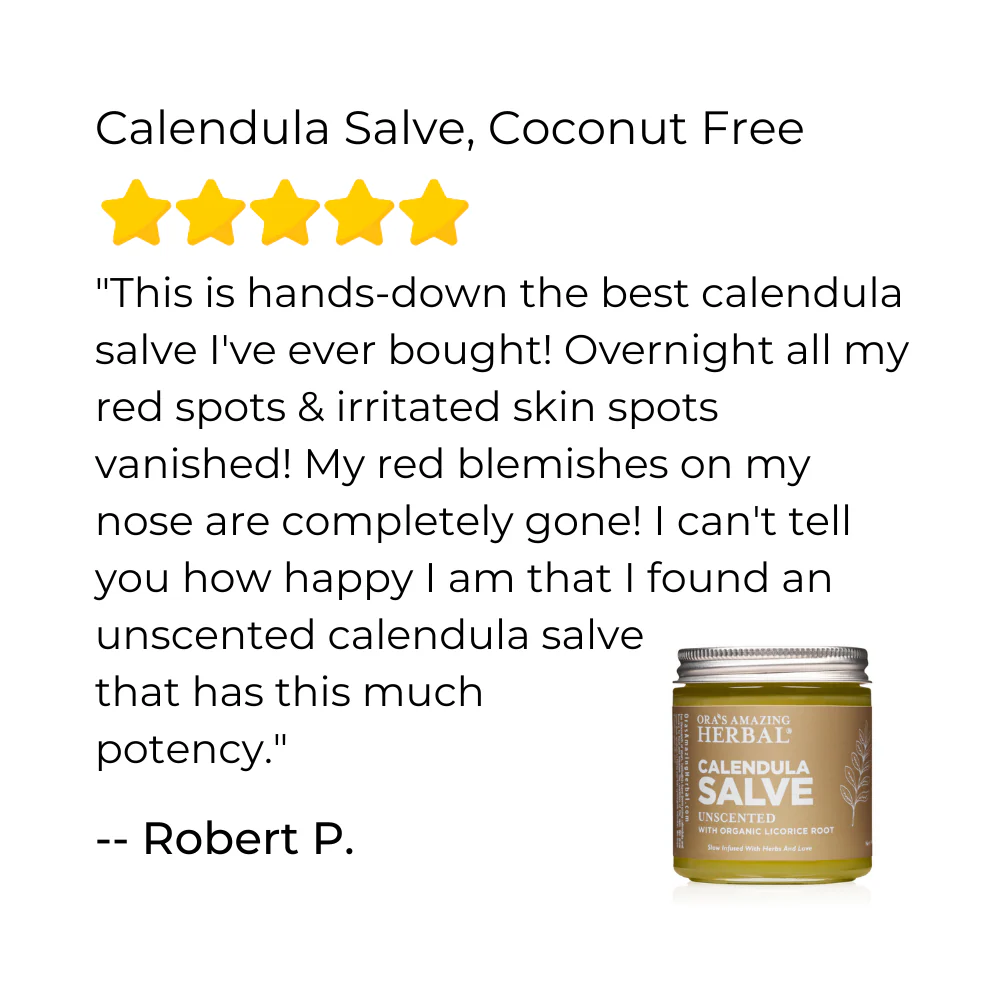Ora's Amazing Herbal Calendula Salve, Slow Infused Cream with Licorice Root and Castor Oil - Image 3