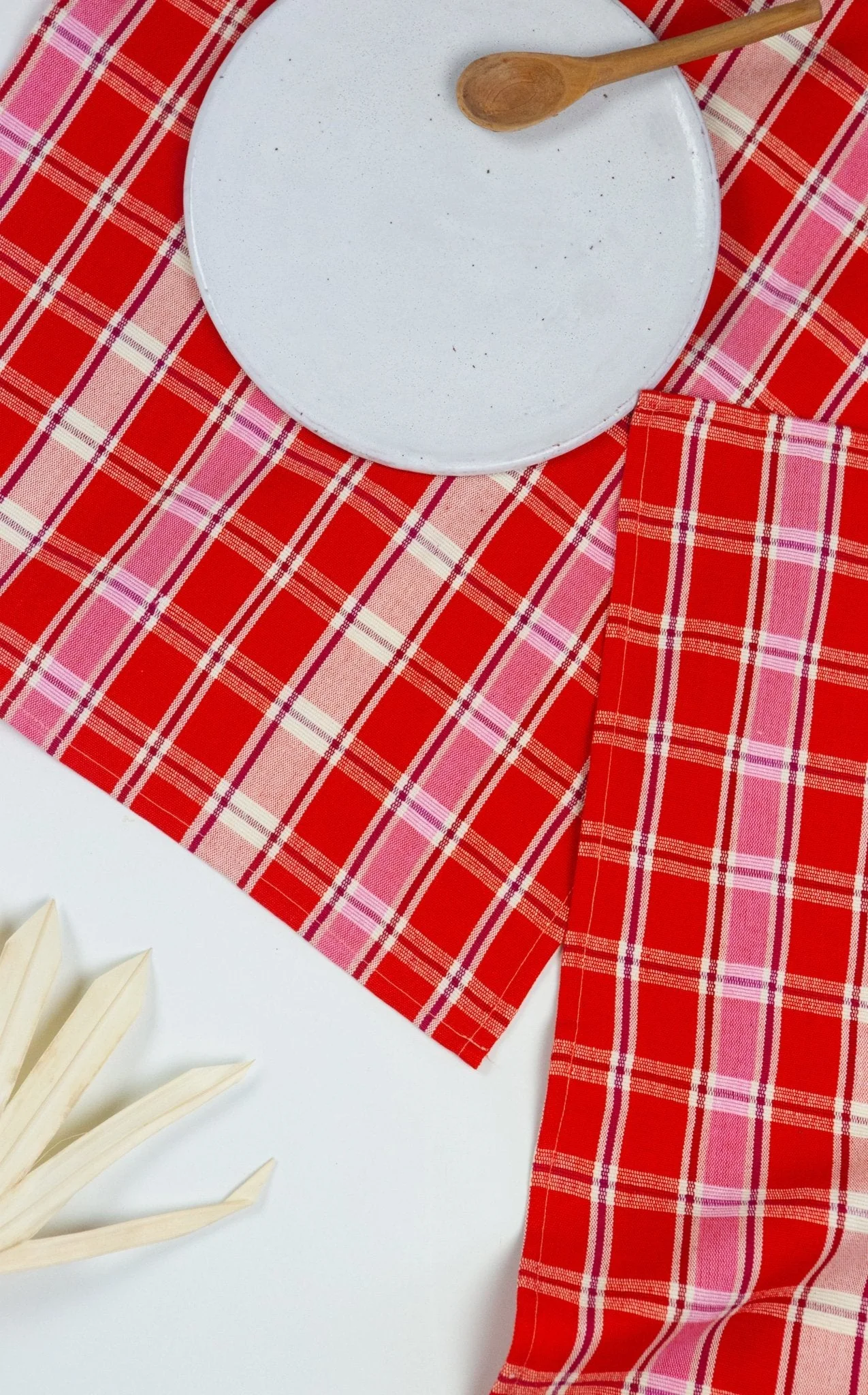 Archive New York Camila Plaid Placemat - Image 4