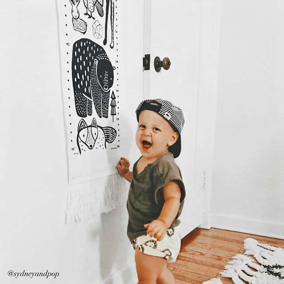 Wee Gallery Canvas Growth Chart - Nordic - Image 3