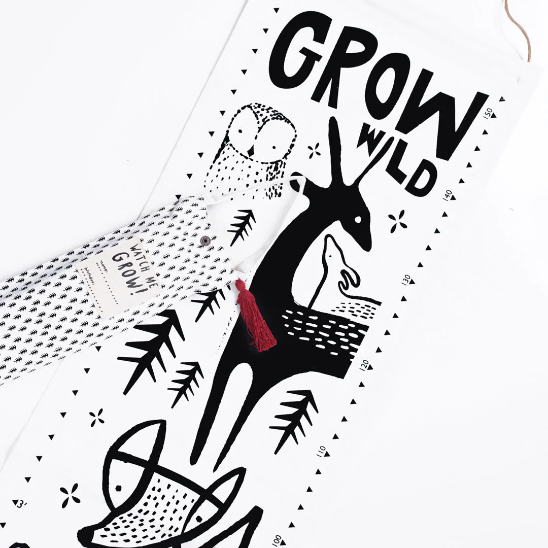 Wee Gallery Canvas Growth Chart - Woodland - Image 7