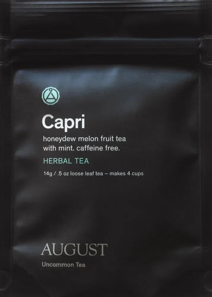 August Uncommon Tea Capri - Honeydew Melon Mint Tea (Caffeine Free) - Image 8