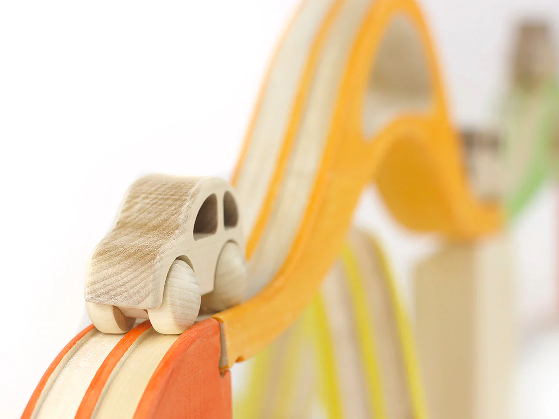 PoppyBabyCo Cars with roads, bridges, and tunnels set - Image 3