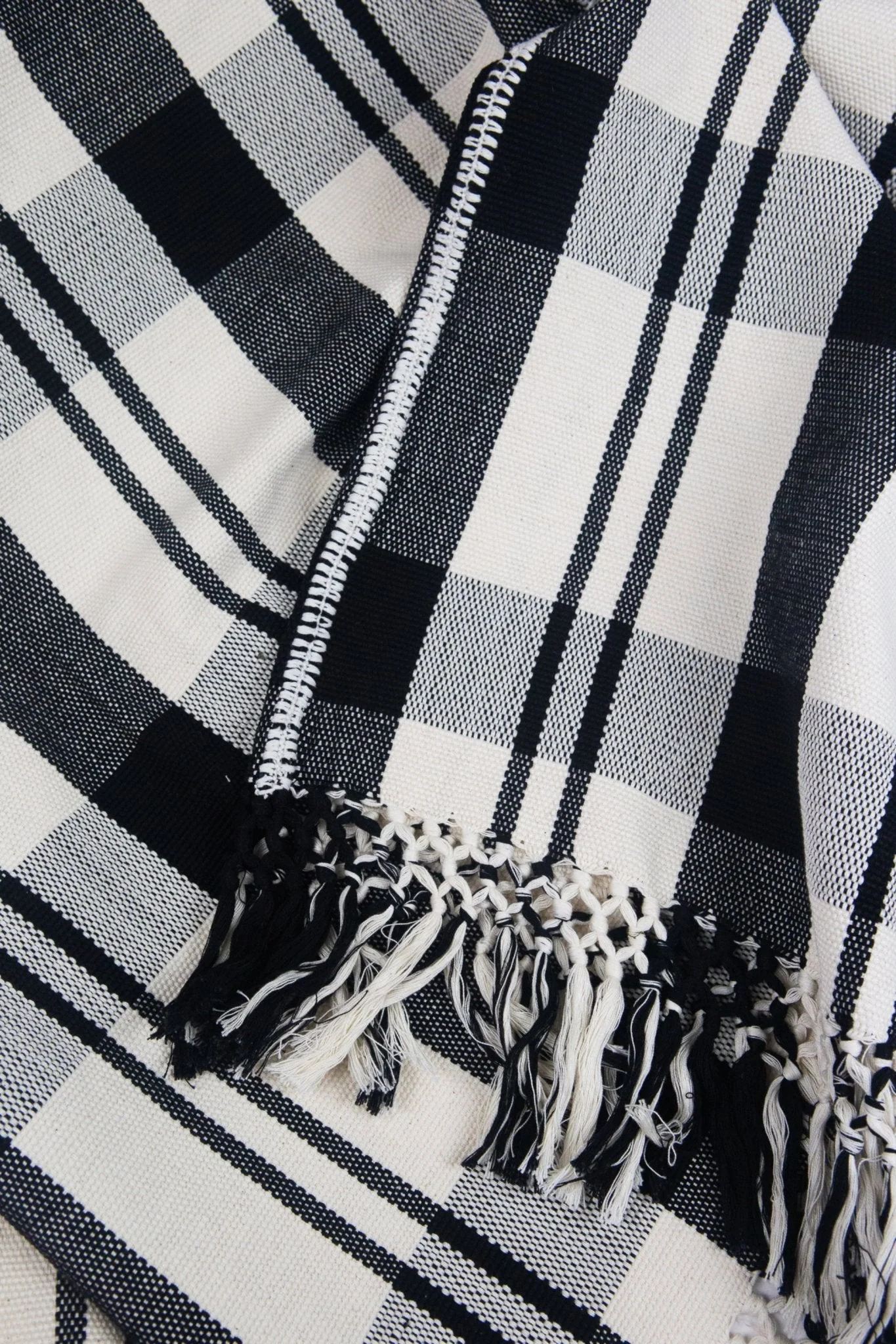 Archive New York Cecilia Striped Cotton Throw Blanket - Image 3