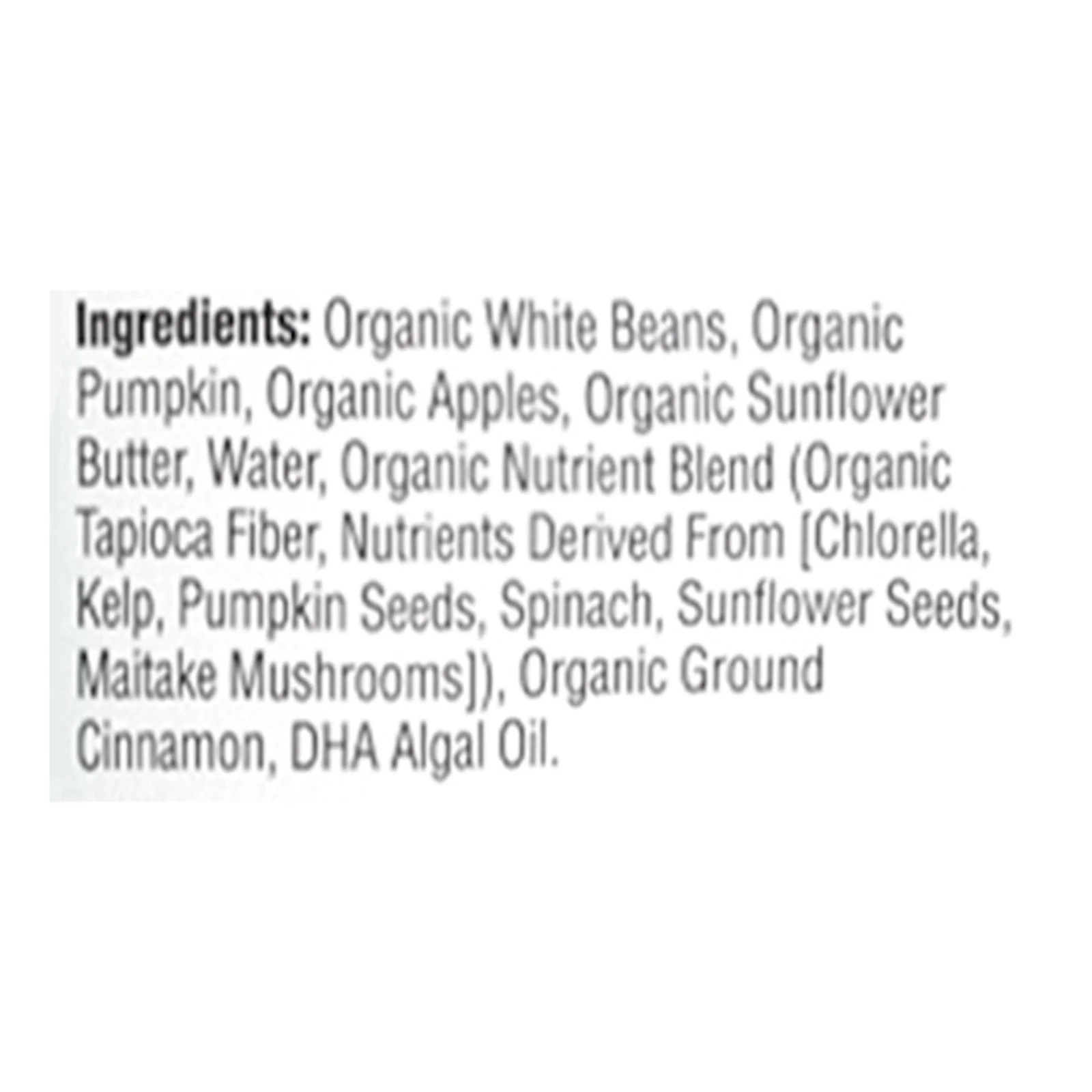 Cerebelly Organic White Bean Pumpkin Apple Puree for Babies (Case of 6 - 4 Oz) - Image 2