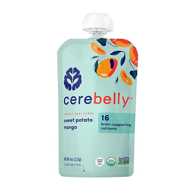 Cerebelly Puree Sweet Potato Mango (Pack of 6-4oz Pouches) - Image 2