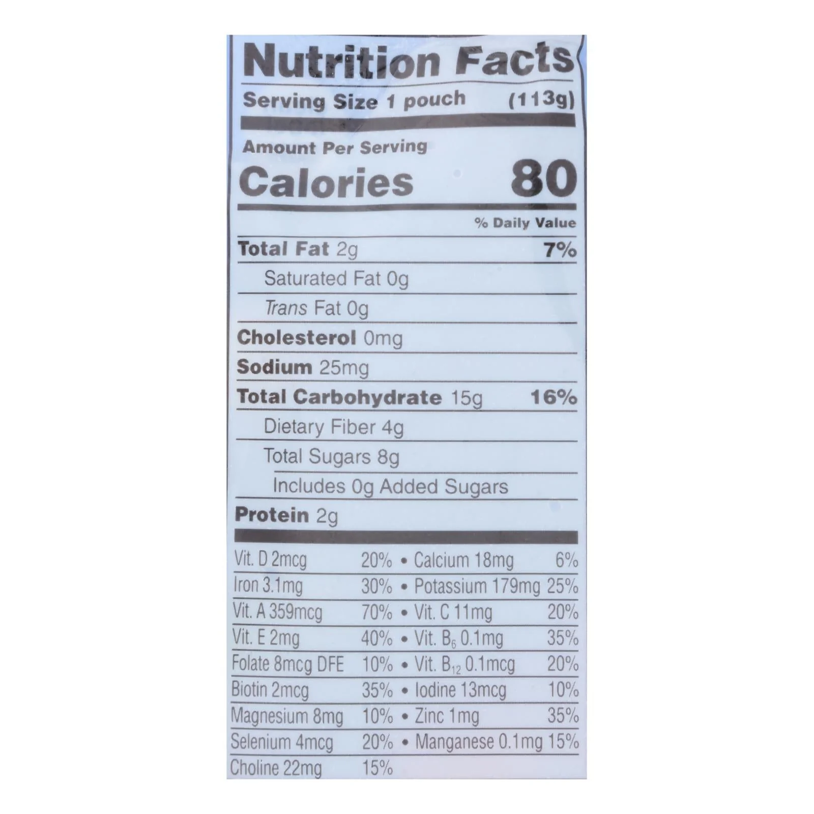 Cerebelly Smoothie Blueberry Banana, 4 Oz, Case of 6 - Image 2
