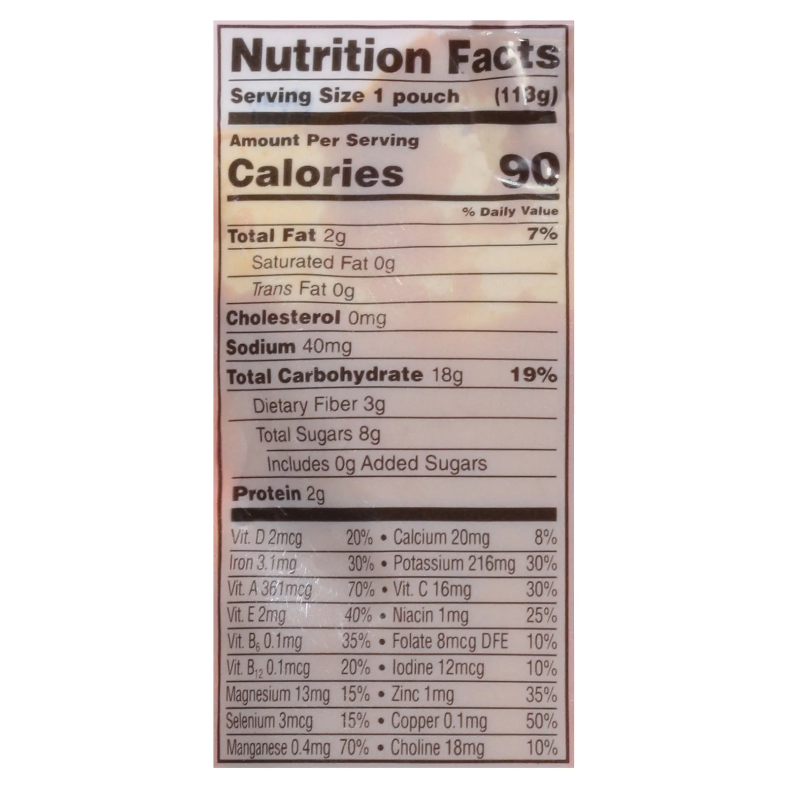Cerebelly Sweet Pot Peach Mango Puree 4 Oz Pouch - Case of 6 - Image 2