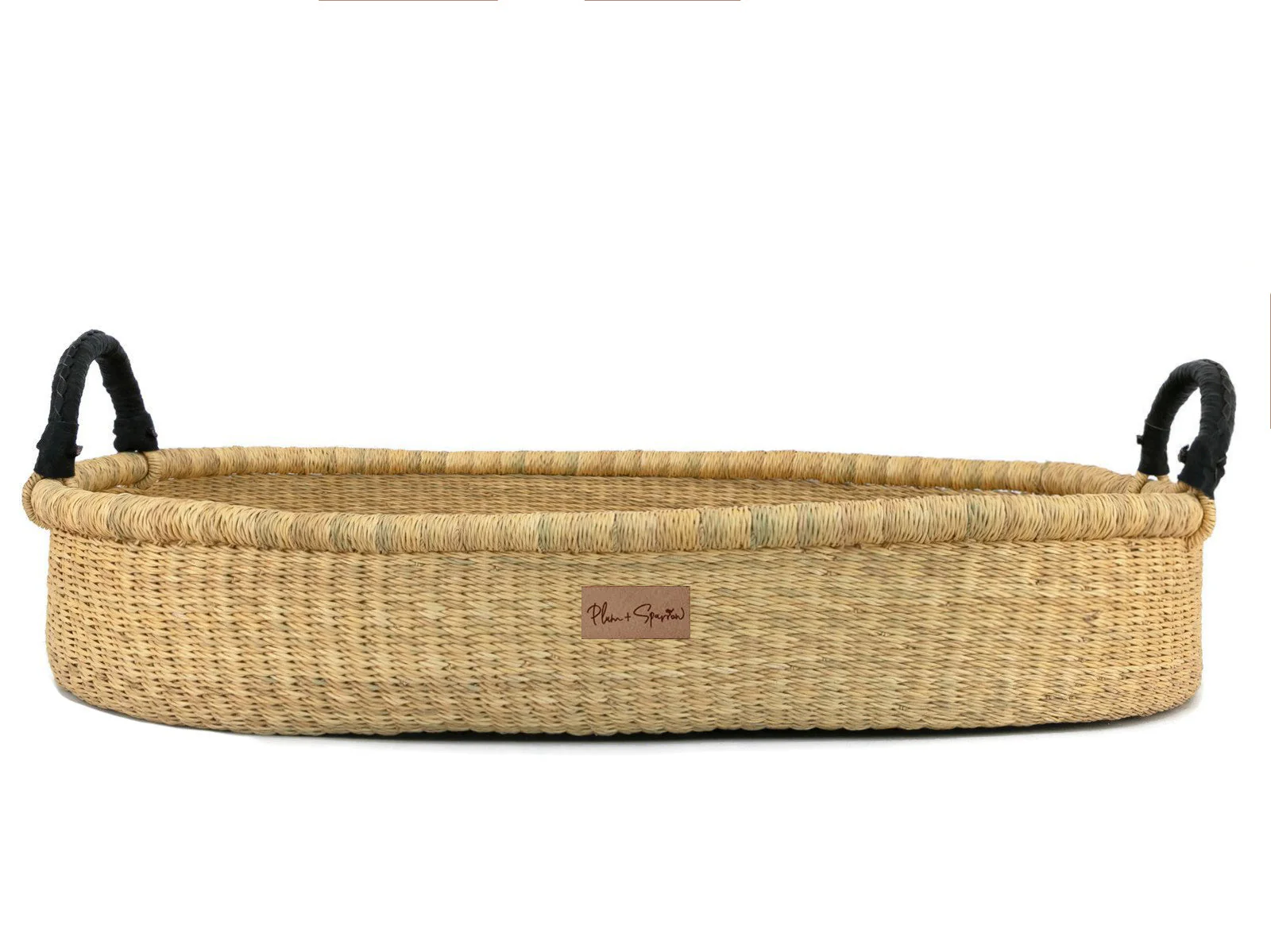 Plum+Sparrow Changing Basket Black Handle - Image 3
